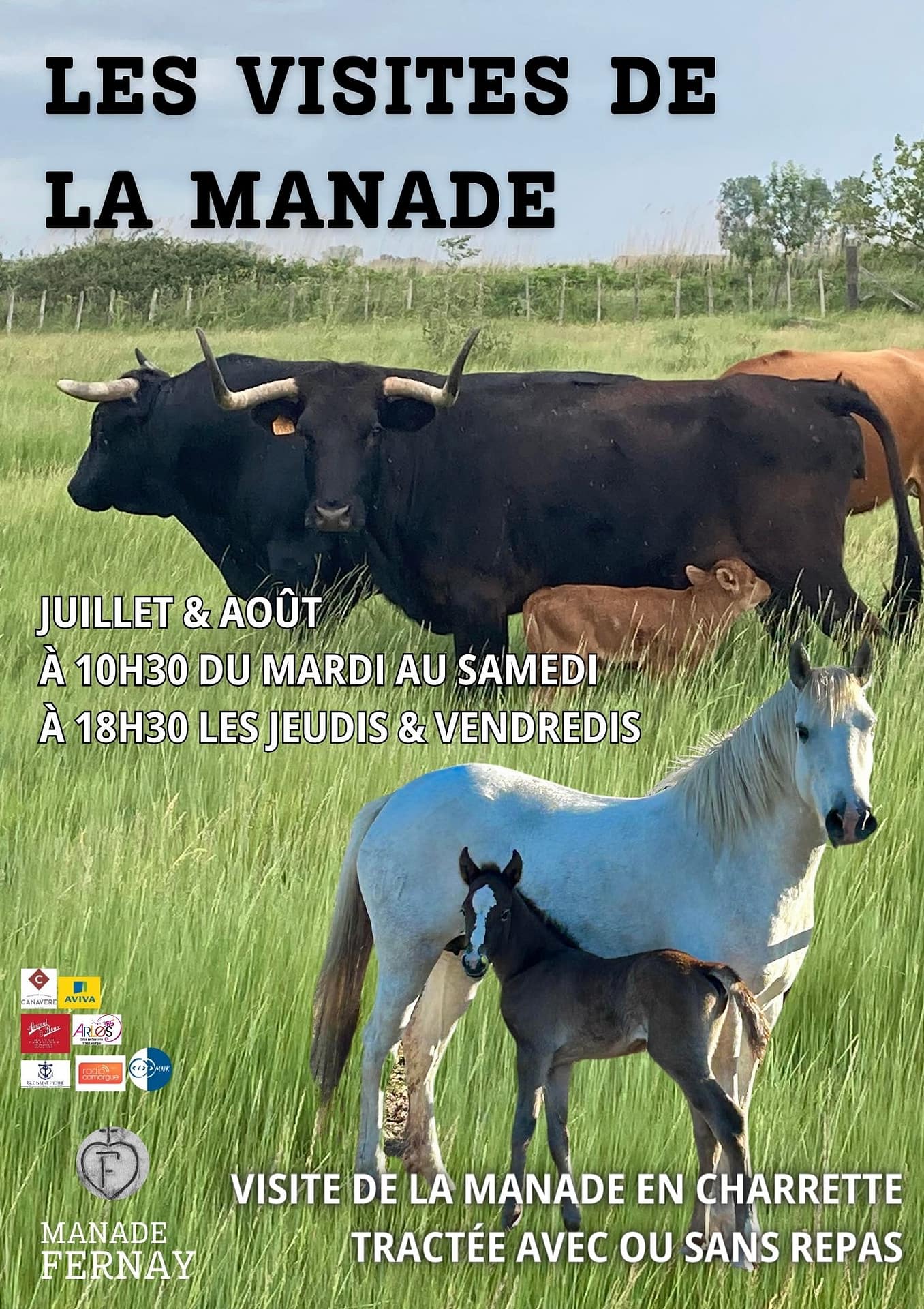 Les visites à la Manade